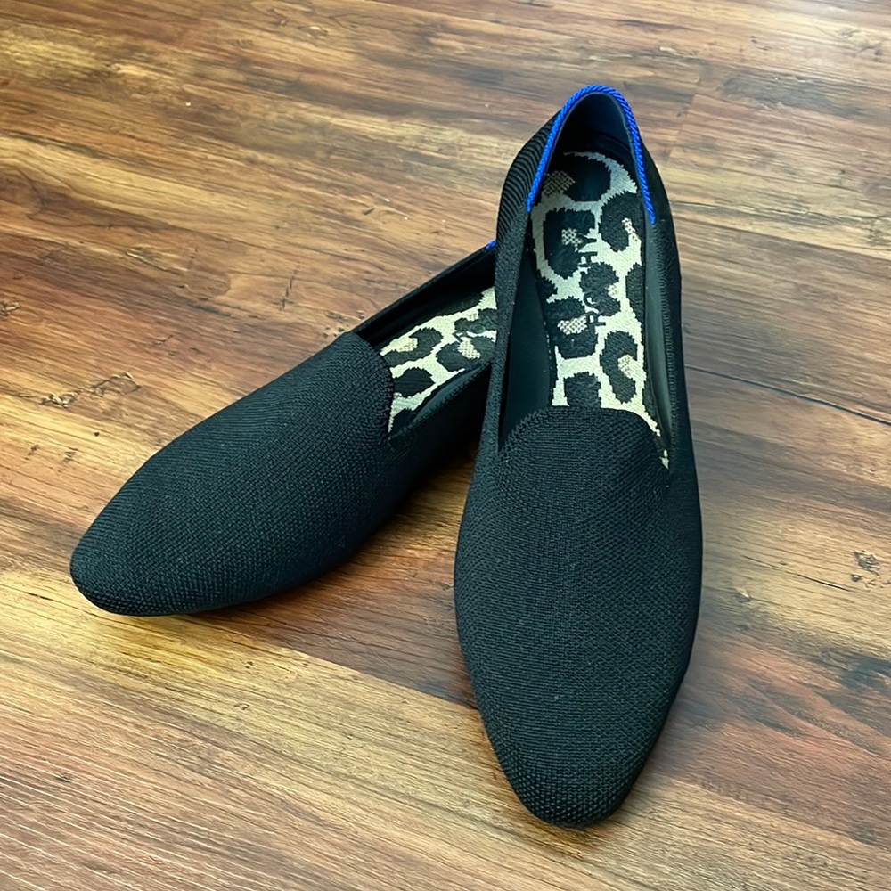 Rothy’s The Loafer, Black, 8, EUC